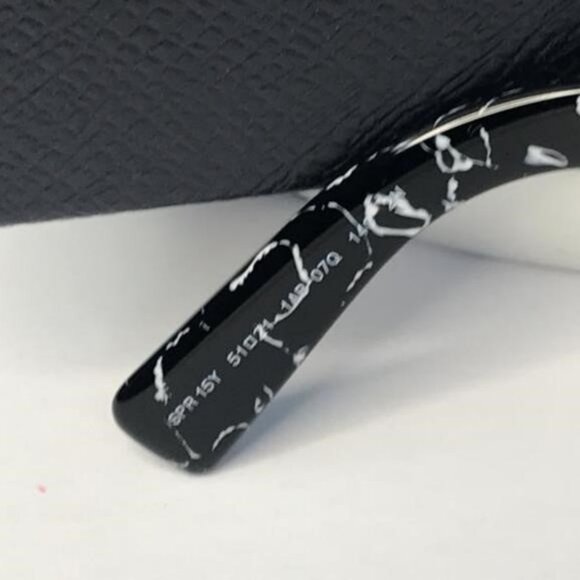 New Authentic PRADA PR15YS 1AB07Q Black/Violet 51 - 21 - 140 - Picture 8 of 9